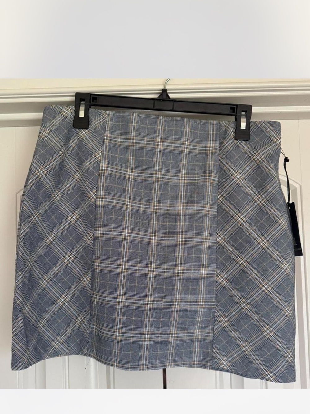 Plaid A-Line Skirt